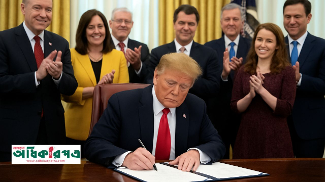 ট্রাম্পের স্বাক্ষরে শেষ হল যুক্তরাষ্ট্রের ইতিহাসের দীর্ঘতম শাটডাউন, তবে জানুয়ারিতেই ফের সংকটের আশঙ্কা